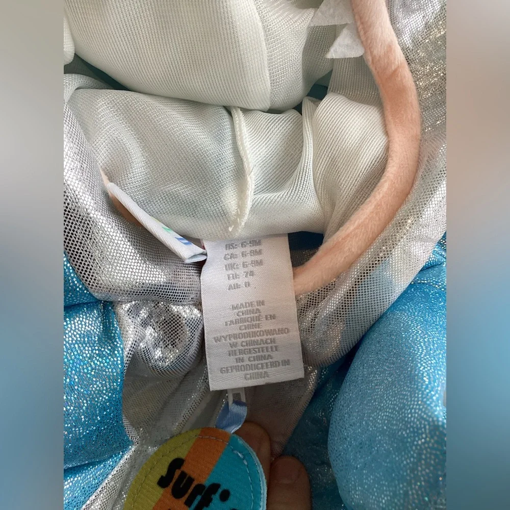 🦈 Infant Halloween Costume Shark Going Wild NEW 6-9 Months